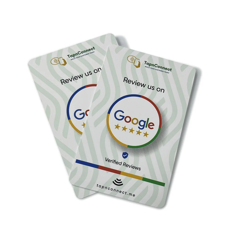 In Stock Product RFID Blank Card Smart with Chip NFC RFID Google Review Card for Sale