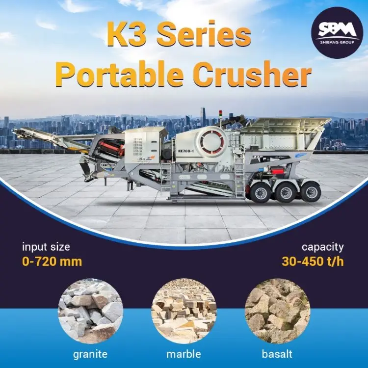 Easy Install Stone Crushing Machine Mini Mobile Jaw Crusher for Limestone, Granite, Construction Waste, Etc