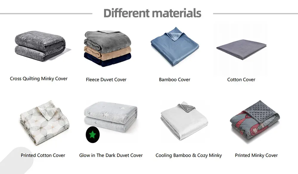 Custom Bamboo Anxiety Autism Cooling Weighted Blanket Gewichtsdecke