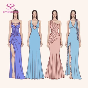 New High Quality Design Private Label Oem Odm Custom Logo Women Designer Clothing Clothes Manufacturers Wholesale Custom Dress