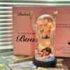 Poudre de litchi + couvercle en verre + sac cadeau + carte de vœux à piles