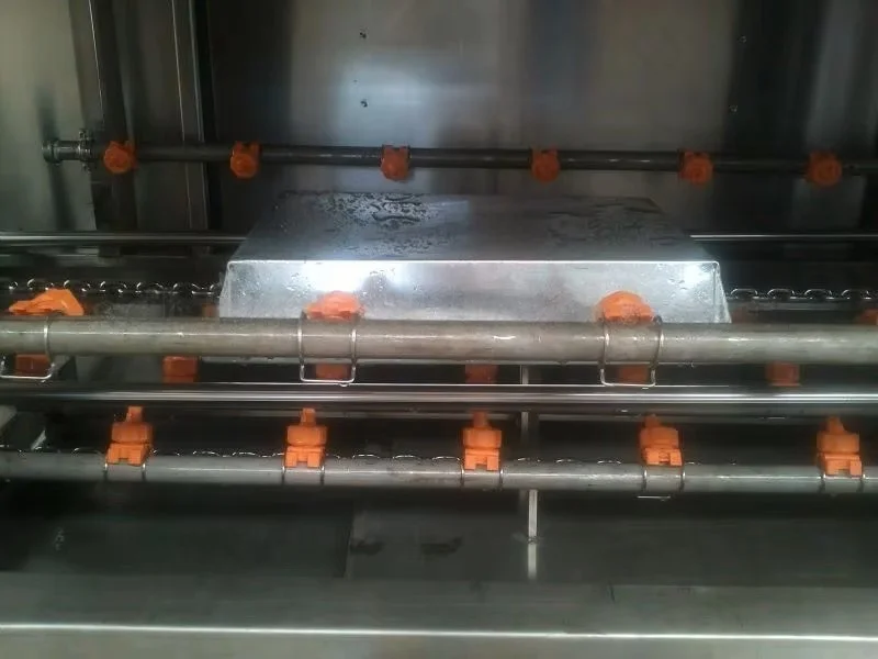 Industrial Single Channel Plastic Crate Washer Pallet Turnover Basket Meat Slaughterhouse Food Processing Machinery