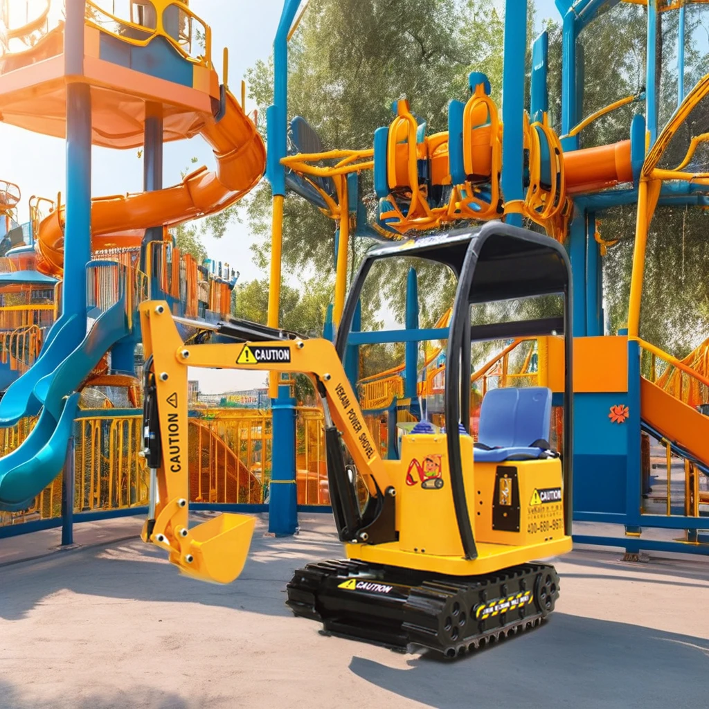 Factory Price Game Coins Sandbox Digging Machine Children Toy Excavators for Amusement