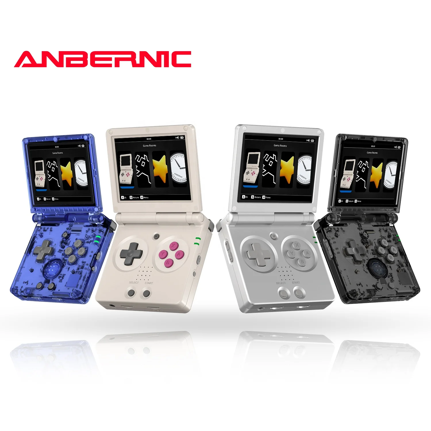 ANBERNICRG35XXSP折りたたみ式レトロミニゲームコンソール