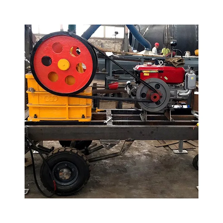 Hand Held Reliable Concrete Crusher Small Diesel Engine Mobile Portable Mini Stone Rock Crushing Machine Price Jaw Crusher