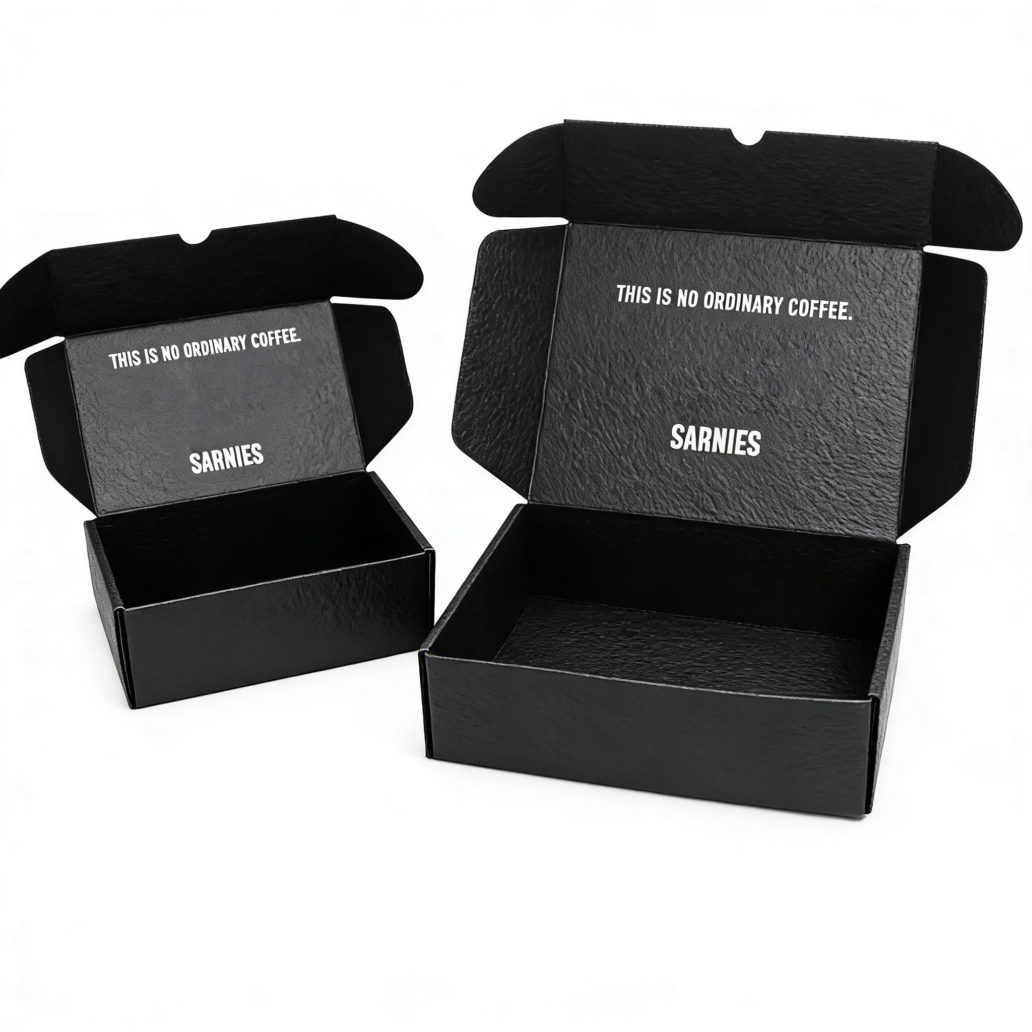 Black Note Packaging Customized Box Packaging - Recyclable Black Paper