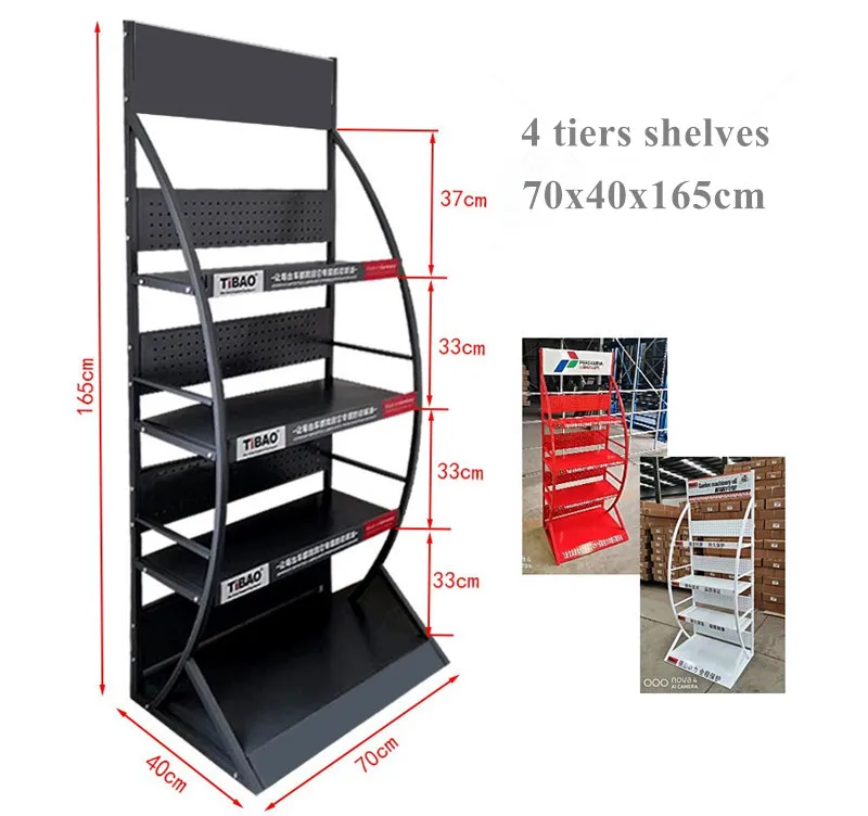 China Supplier Metal Display Racks For Supermarket Convenience Store