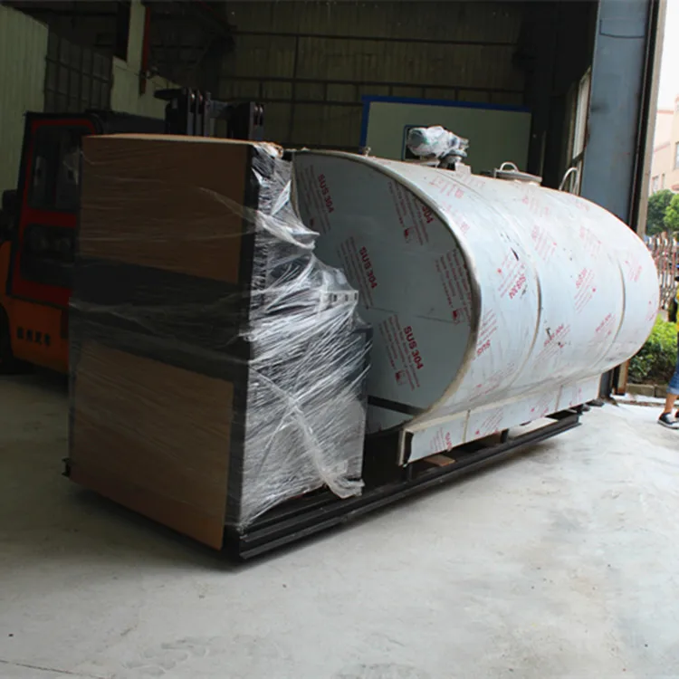 5000L Milk Cooling Tank With CIP Full Cleaning System