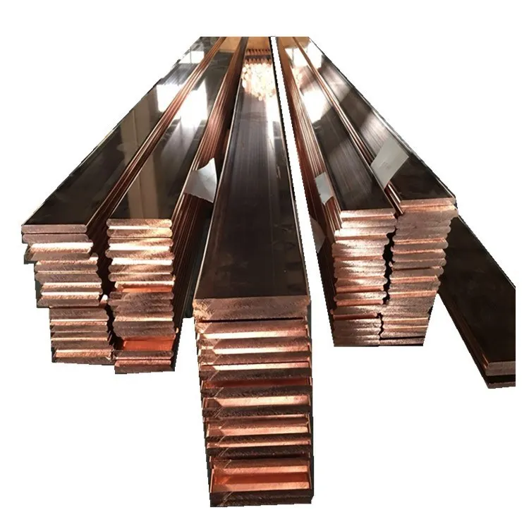 X 26.77 Inch Long, 1Pcs Pure Cu Tin Plated Copper Flat Bus Bar