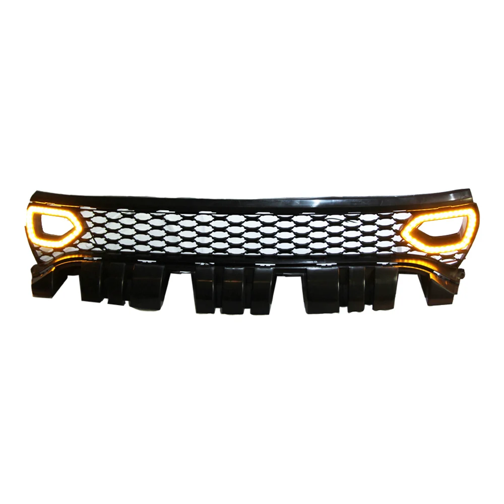 Car Accessories Front Bumper Front Grille With Led Light For Dodge ...