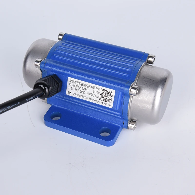 Putian Vibration Motor DC Brushless Miniature 12/24V Speed Regulation 7000  Rotating Digital Display Vibrator Motors