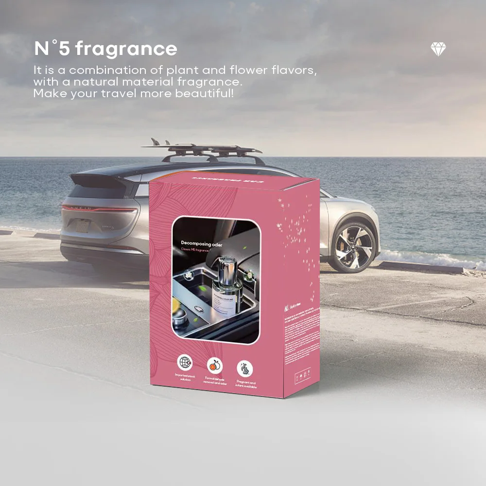 2023 Luxury Car Perfume Liquid Car Essential Oil Aromatherapy Fresh Car