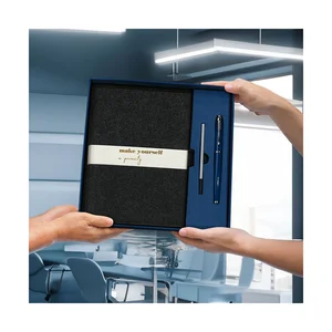 Customized Notebook Set Custom Printing Planner Pu Leather Journal Diary Soft Cover Felt Notebpad Corporate Gift Note Notebook