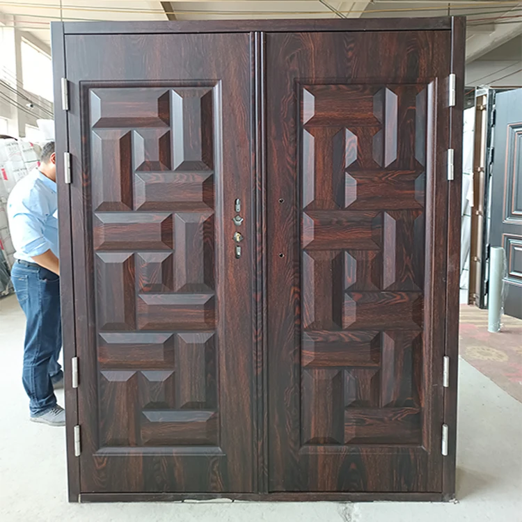 TECHTOP Indian Latest Designs Main Entrance Double Door Door in Door Security Home Pooja Room Living Room Gate