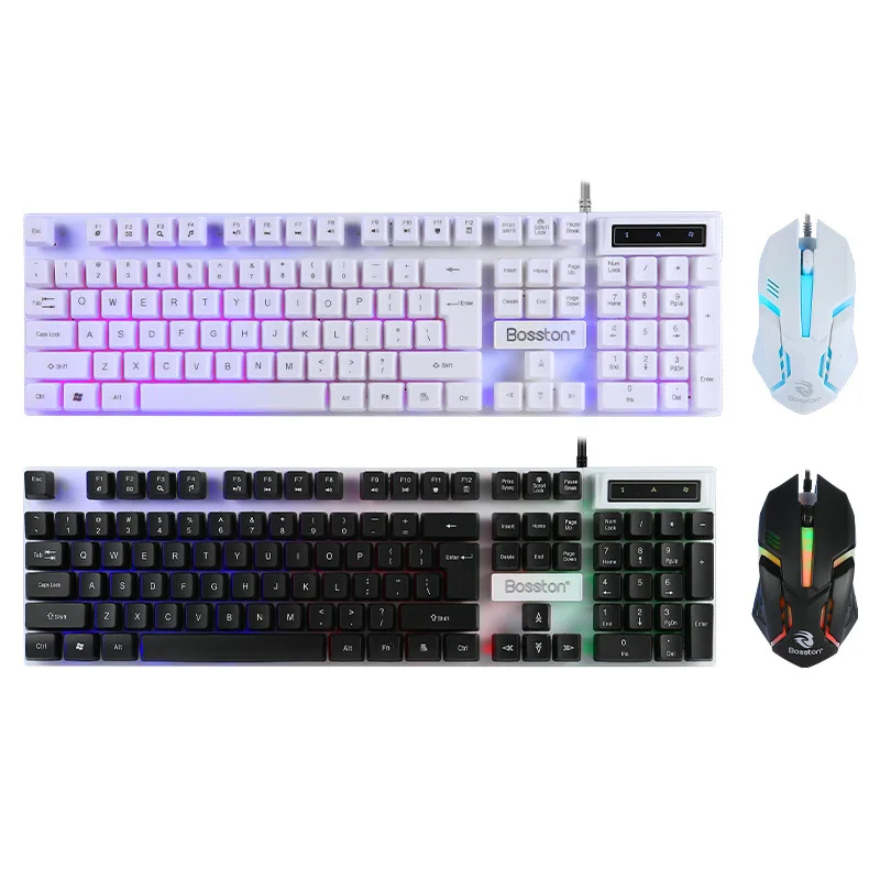 OEM/ODM Stable DPI Gaming Mouse and Tactile Backlit Keyboard Set Enhance Your Workflow with Personalization Feel for Gamers