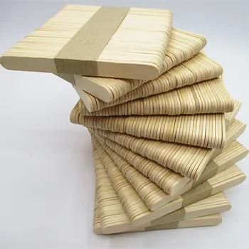 factory directly wholesale wooden spatula disposable wax sticks 150*18mm wood stick for hair removal