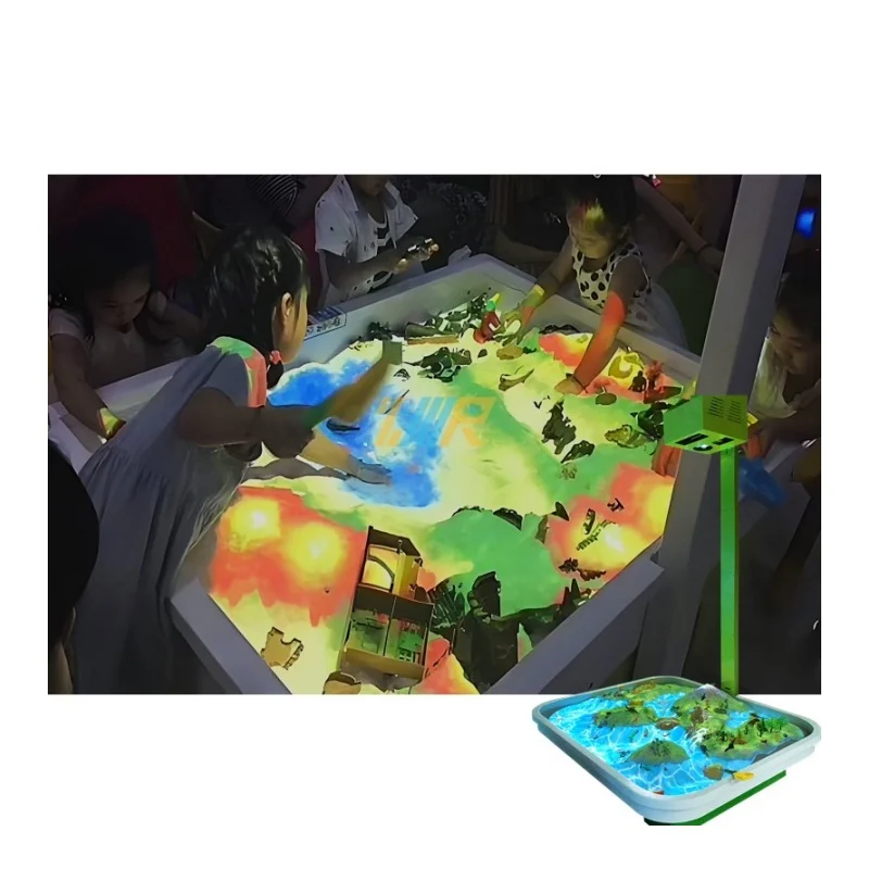 Интерактивная песочница проекционный захватывающий проектор 5 тематических игр интерактивный голограммный 3D-проектор