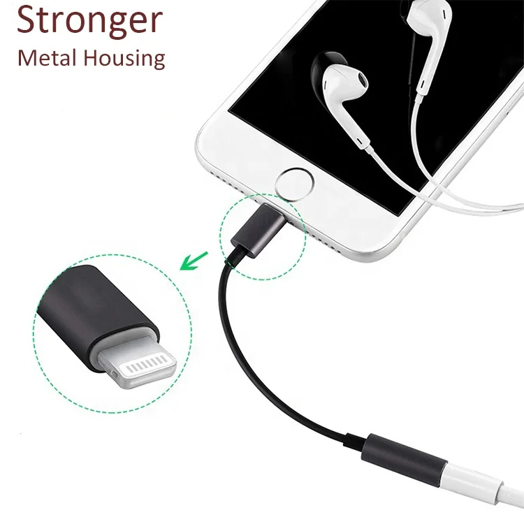 Переходник для наушников с 8pin на 3,5 мм для Iphone 7 8 X