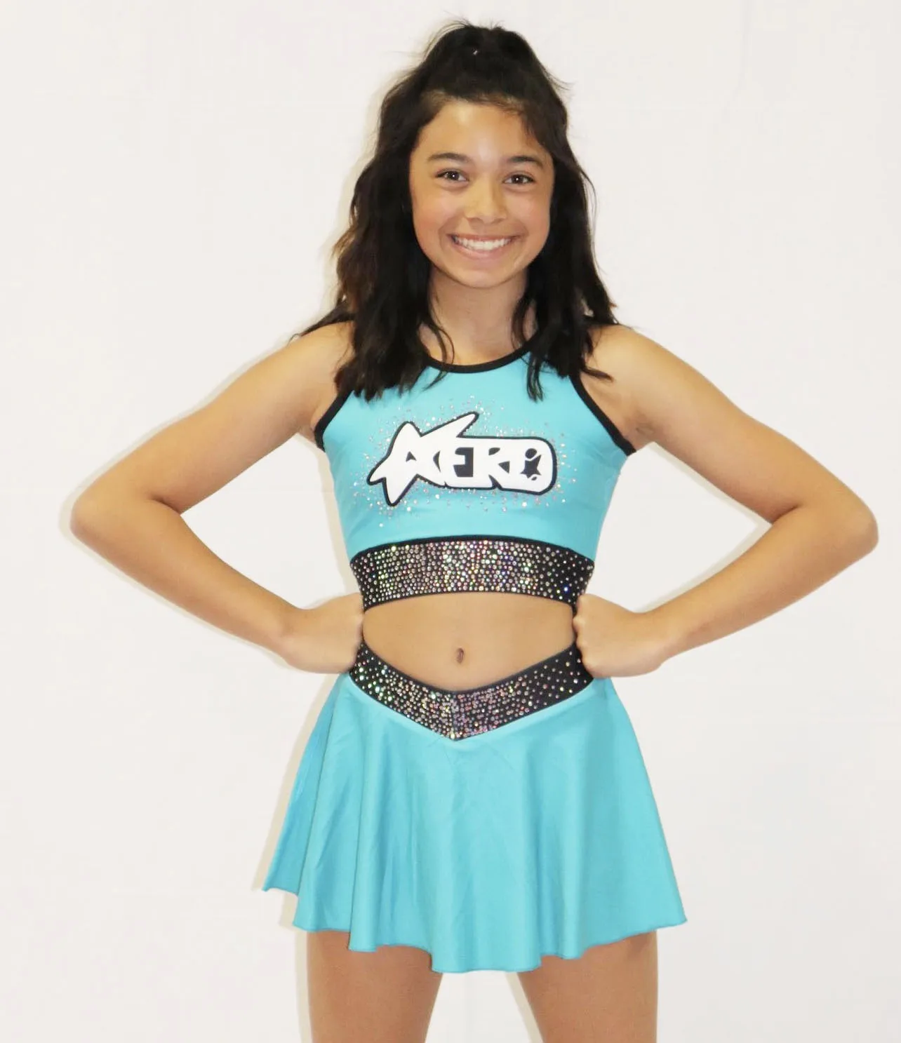 Spandex Cheerleading Sports Bra AS Adult Small Cheer Extreme CEA - Main Image