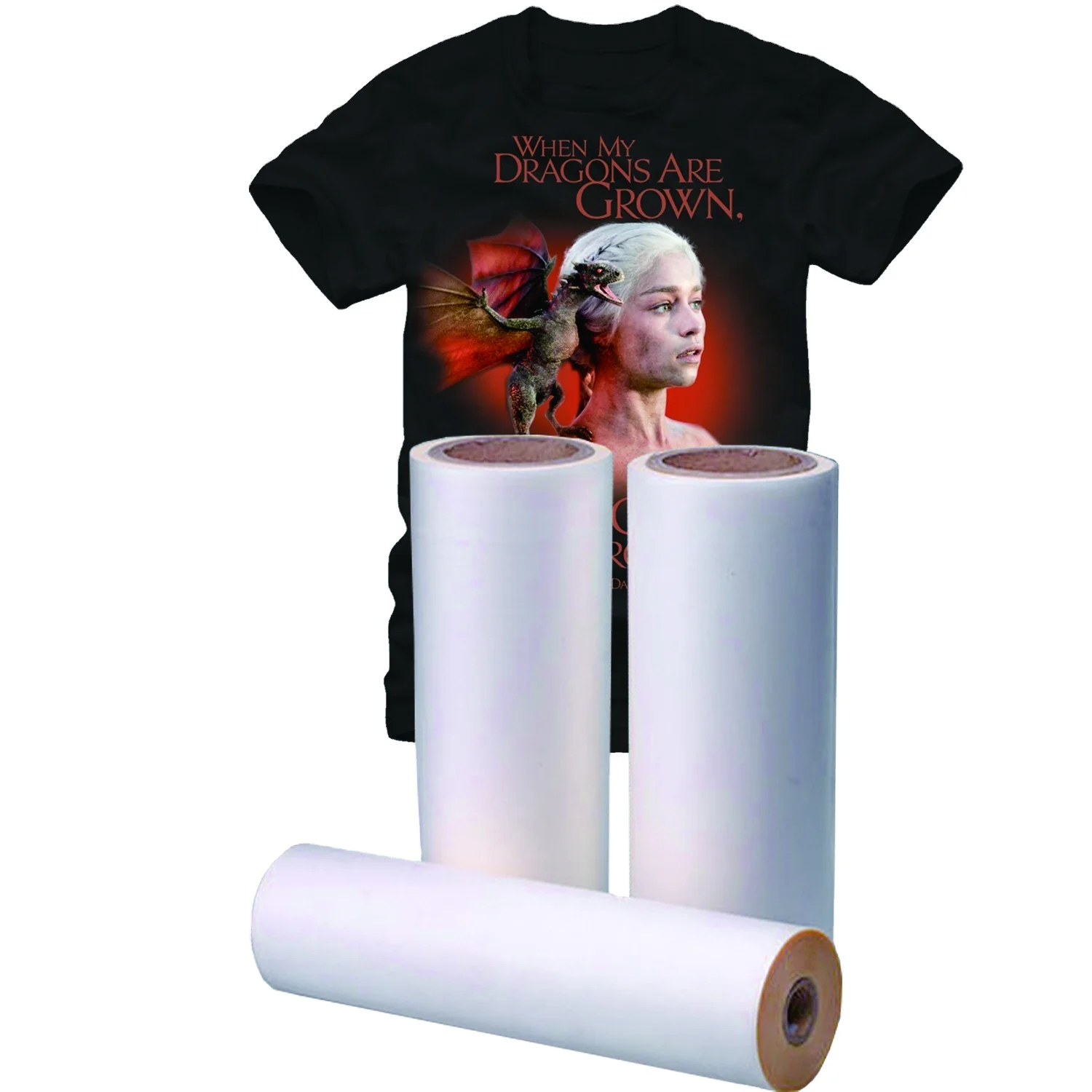 Лист Dtf 60 см рулонная пленка для стирки устойчивая к однобокой 60 см * 100 м Dtf пленка для домашних животных рулон для печати на футболках