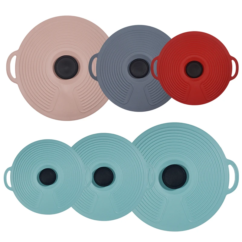 New Best-selling Silicone Pot Lid Cover Heat-Resistant and Spill Seal for Kitchenware Food Grade Cooking Tool supplier