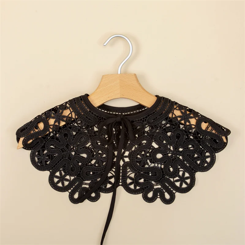 Elegant Embroidered Lace Shawl - Perfect Fashion Accessory