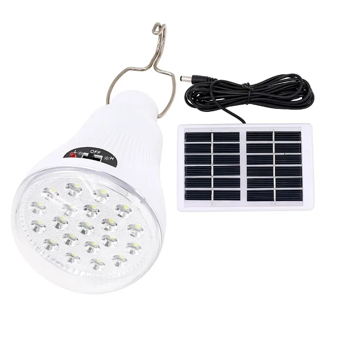 hot selling rechargeable Smart bulb with 1W solar panel