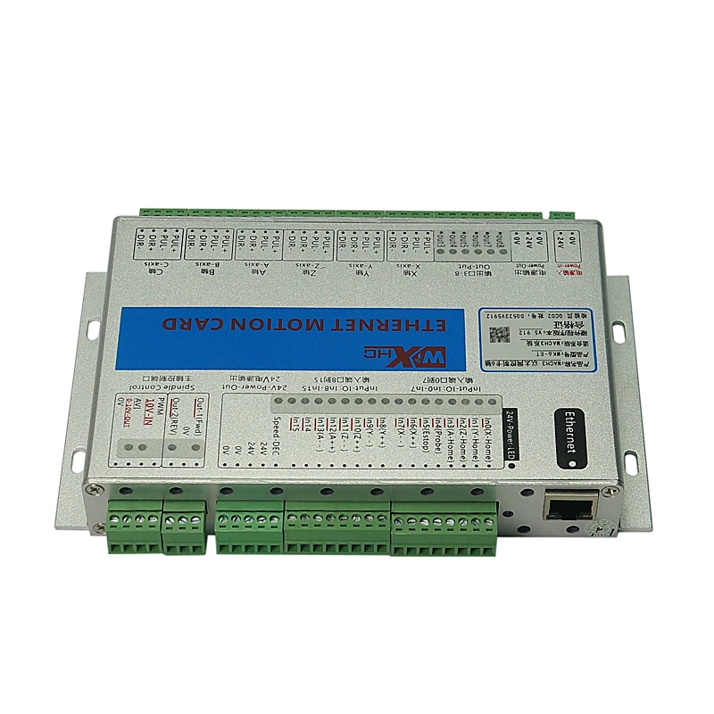 Ethernet 2MHz Mach3 CNC Motion Control Card Resume From Breakpoint for Lathes CNC Routers Lasers