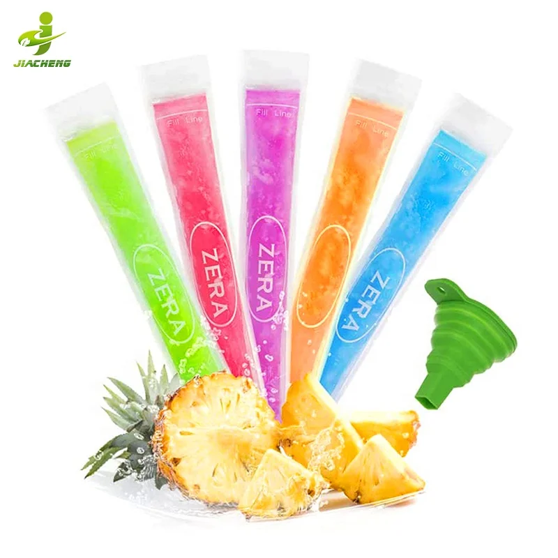 Wholesale biodegradable heat seal plastic poly frozen icy ice lolly