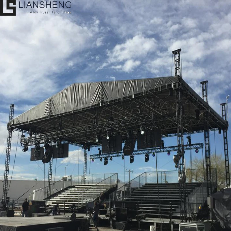 300 X 12 DJ Light Truss Setup - Easy Aluminum Frame Display