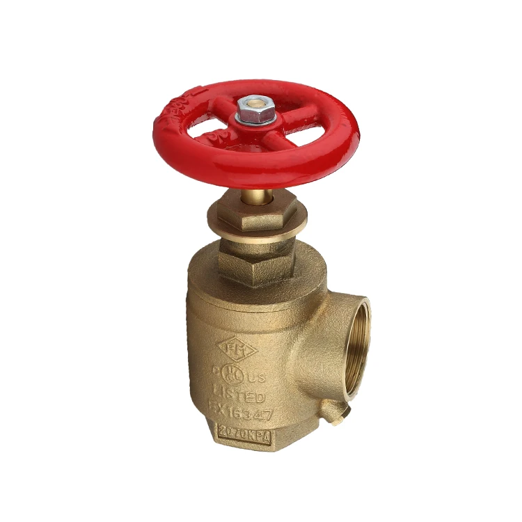 FM UL Angle Hose Valve With Hydrolator supplier