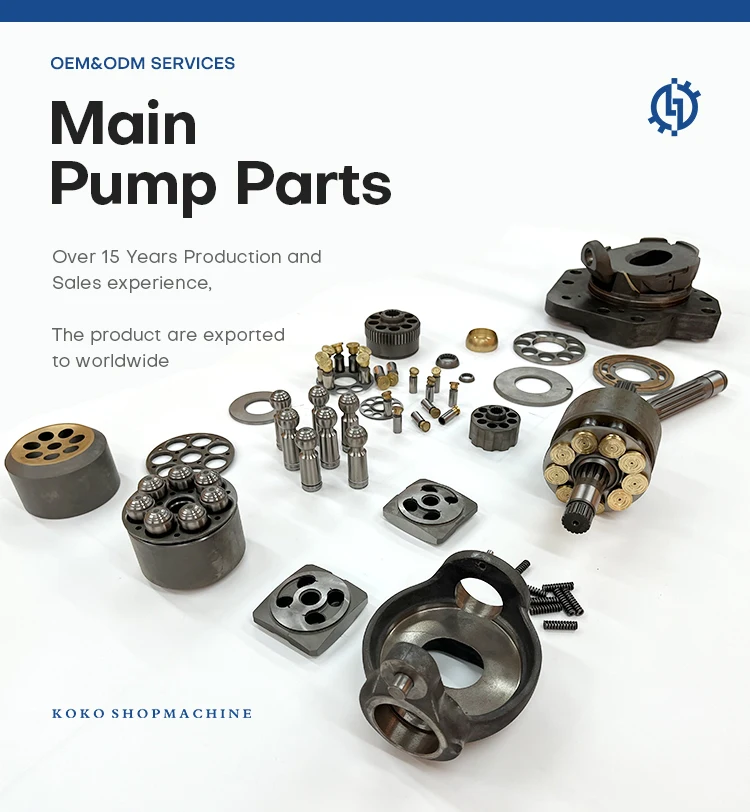 Hydraulic Parts Excavator Construction Machinery Part Piston Pump Main