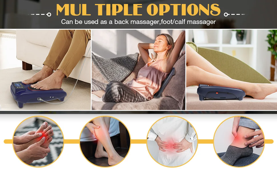 Chinese Foot Massage Machine Model Swing Foot Massager with Heat Shiatsu Kneading and Vibrating