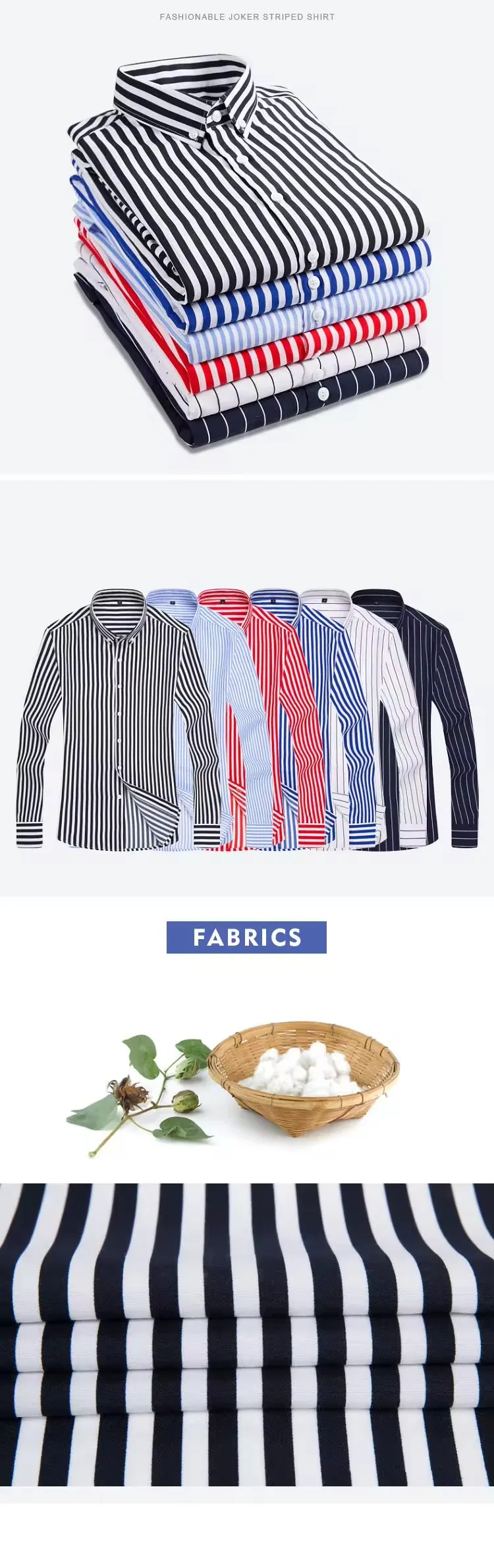 Snuggle Spot Men's Cotton Blended Striped Full Sleeve Shirt (Red-White)