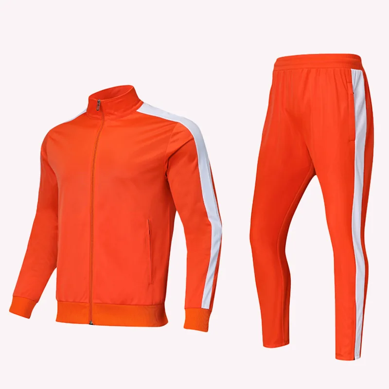 Customized High Quality Blank Custom Logo Stripe Jogging Suit Track Suit Sports Men Tracksuit Set