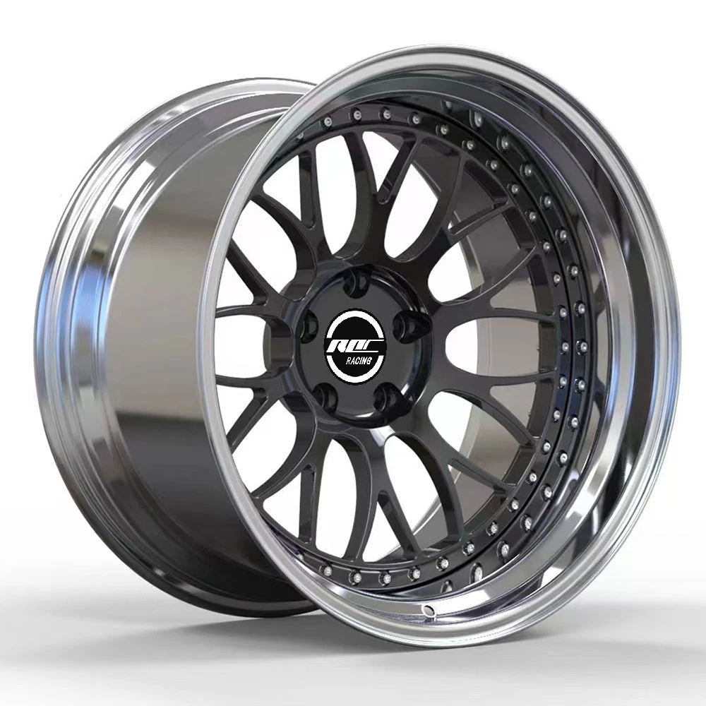 Factory Popular Design Deep Concave 5X112/114.3/120/127/130 Forged Alloy Wheels 18 -24 Inch  Urus Aventador  2 Piece Wheels