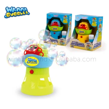 2025年新型シャボン玉メーカー 360度回転バブルマシン おもちゃ 子供