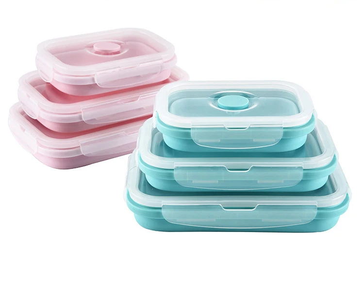 Silicone Food Storage Set Airtight Containers Freezer Food Container ...