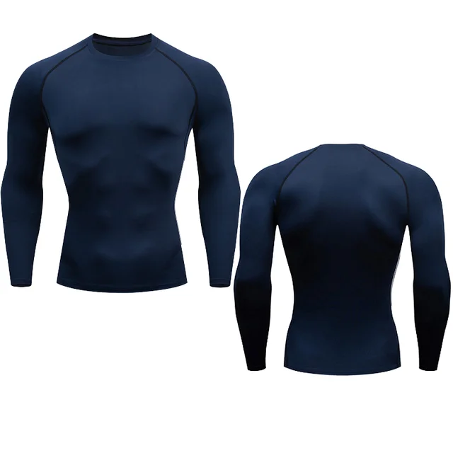 Men's Nylon Gym Fitness Running Rash Guard Shirt Long Sleeve Compression Zip Front Sports Bra Maximum Support Breathable Feature