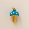 Colgante de hongo azul