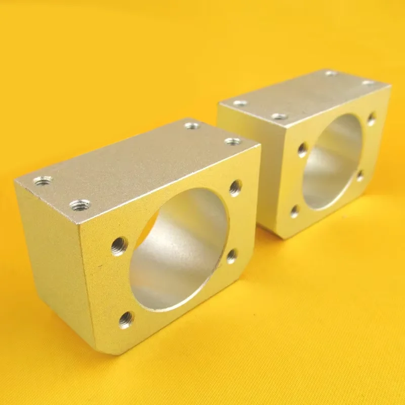 Large Aluminum Lead Ball Screw Nut Housing Conversion Installation Fixed Transmission Set Bearing SFE1616 2020 2525 32 1.5 Year