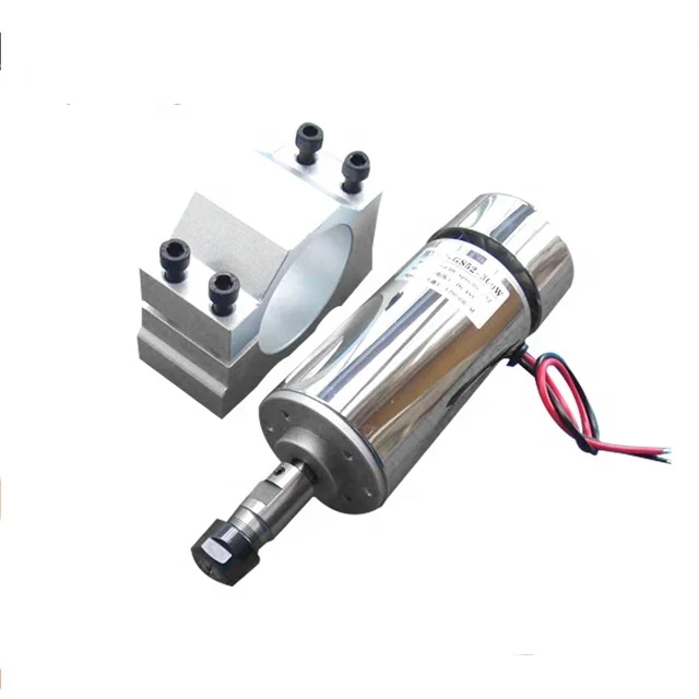400W ER11 Spindle Motor DC Brushless&Power Supply&Mount Bracket CNC Router Mill 