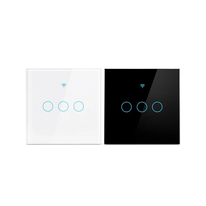 EU UK US Standard Infrared Sensor Glass Panel Switch Wall Light Switch Hand wave IR Sensor Switch