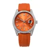 Orange and Sliver
