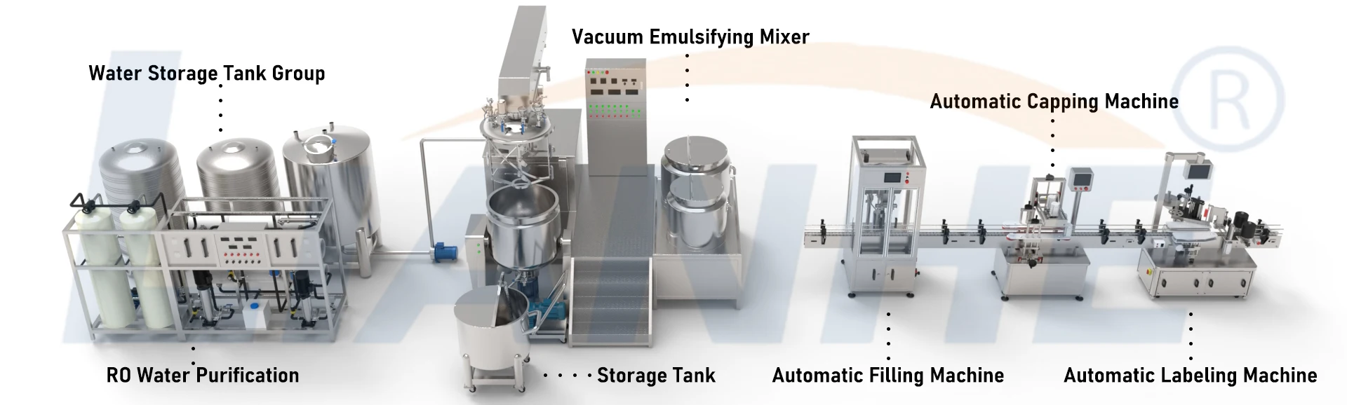 100L-300L лосьон для волос крем лица вакуумная эмульсионная смеситель отбеливающий делая машину