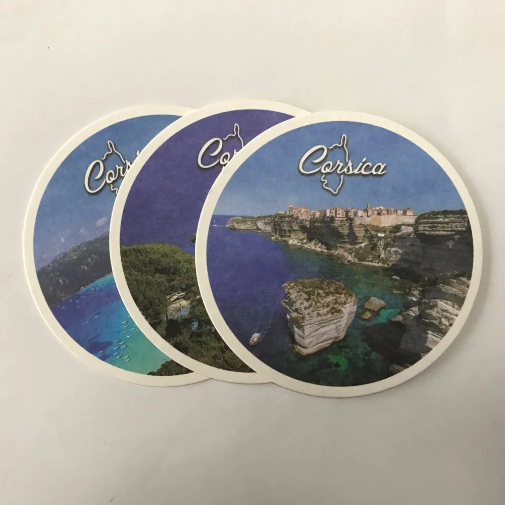 Custom Round Paper Cardboard/pulpboard Drink Coasters Buy Round