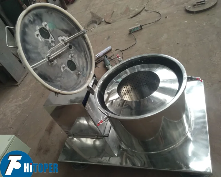 Filtration Centrifuge With Filter Bag to Filter Suspensons in Fluids