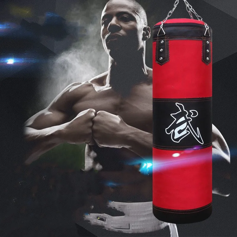Triple Sanda Boxing Sandbag for Home Fitness Hanging Solid Taekwondo Stubborn for Adult and Children Muay Thai Punched