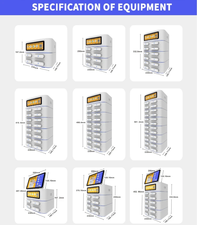 Phone Mobile Charger Shared Kiosk Power Bank Rental Sharing Station Supplier