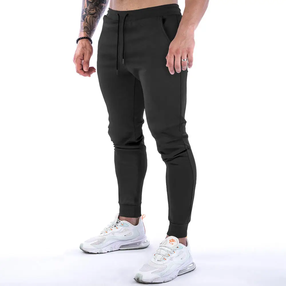 Buy Kraasa Solid Joggers Gym Pants for Men | Slim Fit Athletic Track Pants  | Casual Running Workout Pants with Pockets |Solid Men Track Pants Solid Men  Track Pants Black Size L